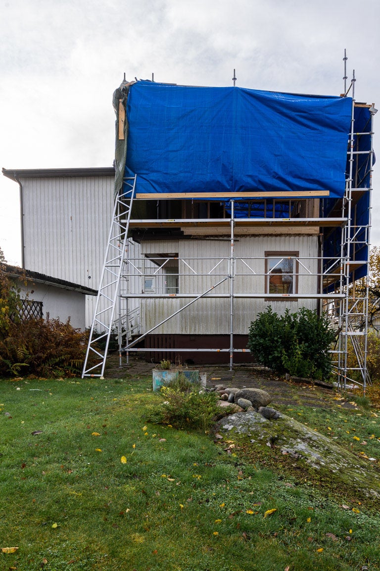 Taklyft Trångsund - Edelkrantz Bygg & Plattsättning