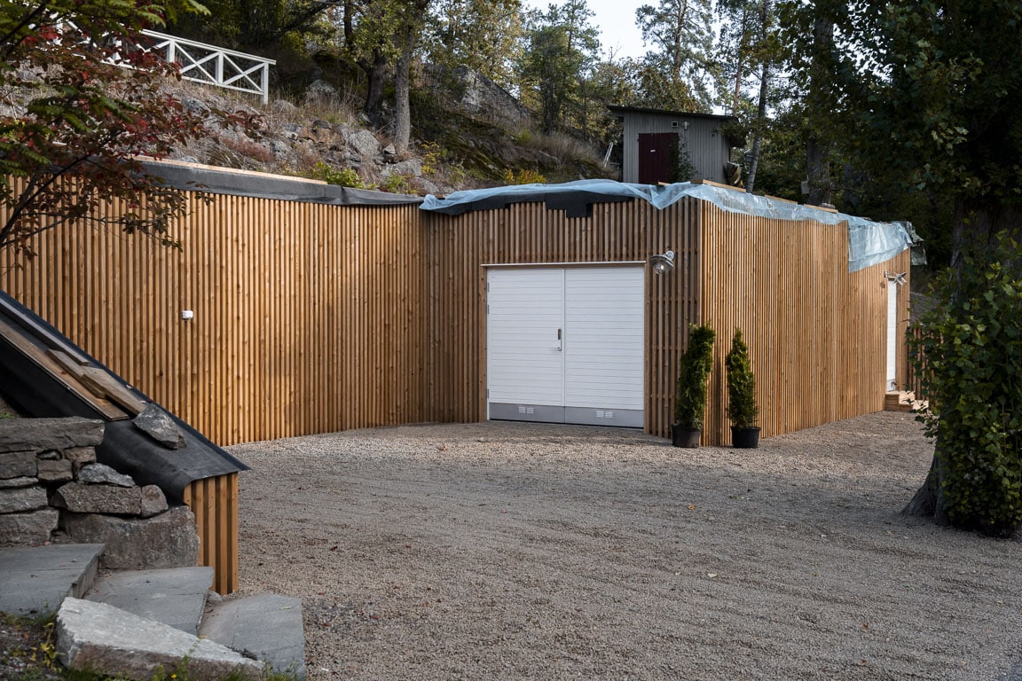 Projekt - Byggnation av garage Nacka