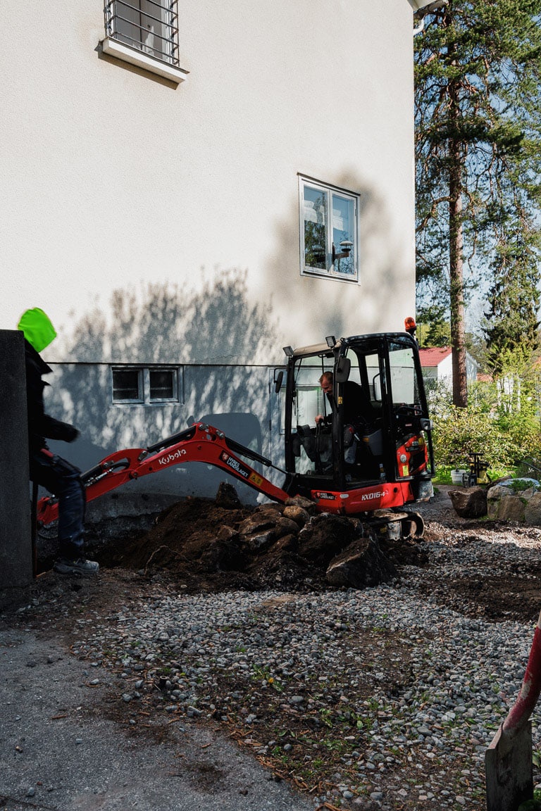 Renovering av källare i Bromma