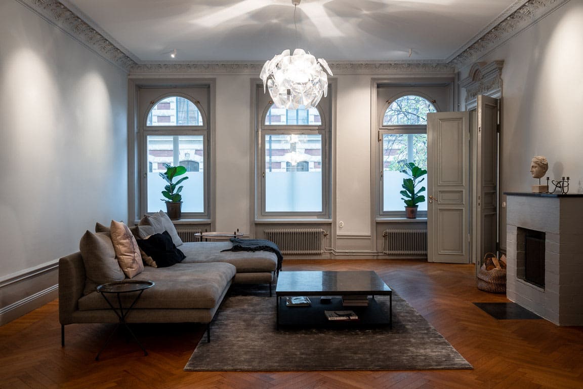 Renovering av ytskikt i lägenhet på Östermalm Stockholm